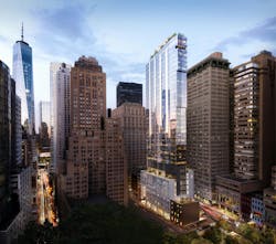 Top 155 Architecture Firms for 2020 FXCollaborative_77 Greenwich_Rendering by Binyan Studios_Courtesy of FXCollaborative