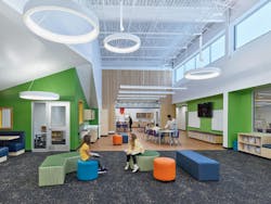Top 160 K-12 School Architecture Firms for 2022 Hollis and Miller Springfield Boyd Elem Collab Space