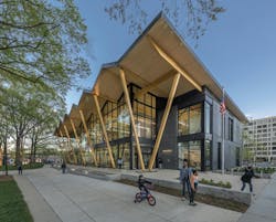 Pictured: The LEED Platinum-certified Southwest Library in Washington, D.C., designed by Perkins and Will and built by Turner Construction. Photo: James Steinkamp