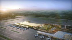Terminal 2 of India&rsquo;s Kempegowda International Airport is built arouTerminal 2 of India&rsquo;s Kempegowda International Airport is built around extensive indoor-outdoor landscaping. Rendering: Atchain|SOMnd extensive indoor-outdoor landscaping. Rendering: SOM