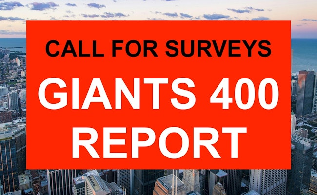 Call for surveys: 2024 Giants 400 Report from Building Design and Construction Image by Pexels from Pixabay