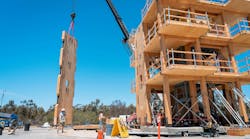 The Lever Architecture Designed Mass Timber Building Sat Atop The World's Largest Seismic Shake Table