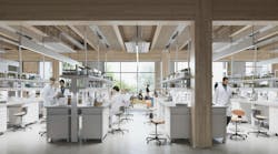 Jen-Hsun Huang and Lori Mills Huang Collaborative Innovation Complex at Oregon State University aims to be the first all-mass-timber lab meeting rigorous vibration criteria, design by ZGF