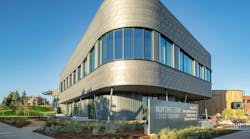 Northglenn, a Denver suburb, opens a net zero, all-electric city hall with a mass timber structure. Photo courtesy City of Northglenn