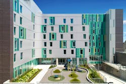The Cincinnati Ronald Mc Donald House Features Bright Pops Of Parakeet Yellow Among A Variety Of Greens, Taking Its Inspiration From The Life Affirming Courtyard Garden Photo: Hortonphotoinc