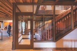 Fireframes timberline series interior glass system Fireframes timberline series interior glass system