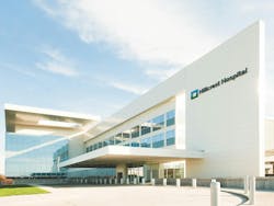 Designed by Perspectus Architects and Buro Happold, the new Cleveland Clinic Hillcrest Cancer Center in Mayfield Heights, Ohio, stands as a comprehensive care facility that also creates a new entrance to the facility. Photo: Neil Lantzy, courtesy Cleveland Clinic Designed by Perspectus Architects and Buro Happold, the new Cleveland Clinic Hillcrest Cancer Center in Mayfield Heights, Ohio, stands as a comprehensive care facility that also creates a new entrance to the facility. Photo: Neil Lantzy, courtesy Cleveland Clinic