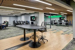 OHIO esports arena modern ceiling