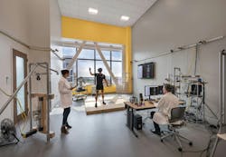 Virginia Commonwealth University College of Health Professions building VR lab