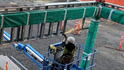 Water mitigation on mass timber project