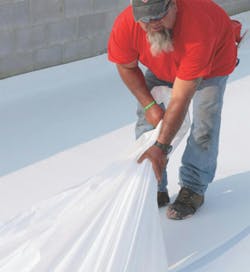 Firestone UltraPly TPO Flex SA roof membrane Holcim Elevate Firestone UltraPly TPO Flex SA roof membrane Holcim Elevate
