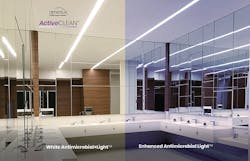 ActiveCLEAN antimicrobial lighting by Amerlux ActiveClean