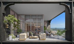 Top floor suite of multifamily development in Chicago