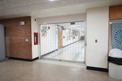 CrossingGard security grille with ThreatProtect building product CrossingGard security grille with ThreatProtect building product