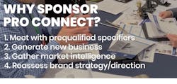 Why Sponsor ProConnect Why Sponsor ProConnect