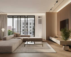 KOVA intelligent HVAC system in wall