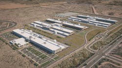 First Announced In August 2021, The Meta Mesa Data Center In Arizona Is A Five Building Campus With Over 2 5 Million Sf Of Data Center And Admin Space