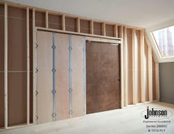 Soft-close pocket door frame