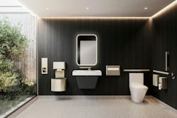Elvari Collection of washroom accessories