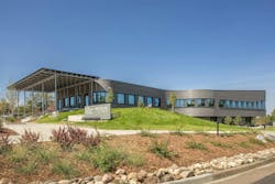Northglenn, a Denver suburb, opens a net zero, all-electric city hall with a mass timber structure. Photo courtesy City of Northglenn