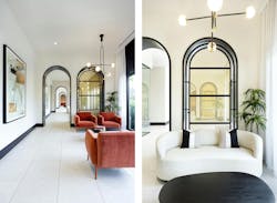 Flexible quiet luxury spaces in multifamily property