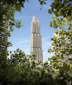 520 Fifth Avenue tower, New York City. Rendering: Binyan Studios, courtesy Rabina development