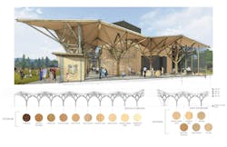 National Conservation Legacy Center, National Museum of Forest Service History. Rendering courtesy Leers Weinzapfel Associates