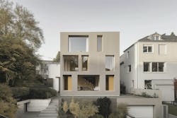 Multifamily house built by AUAR's robotic microfactory