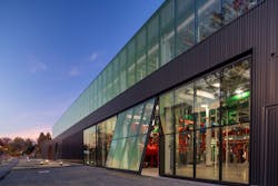TIGER (Thermally Integrated Geo-Exchange Resource) building for Princeton University. Photo: Burns & McDonnell