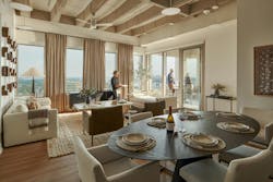 The Residences at Rivermark, Baton Rouge, La. Apartment unit living room