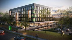 Pictured: Rendering of Confidential Financial Organization Headquarters, Raleigh, N.C.