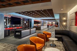 The 1929 Club in University of Georgia&rsquo;s Sanford Stadium once served as a press box. Photo &copy; HOK