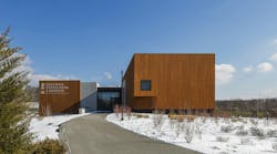 Pictured: The main lobby at the Jean & Ric Edelman Fossil Park & Museum of Rowan University. Photo &copy; Jeff Goldberg / Esto, courtesy Buro Happold