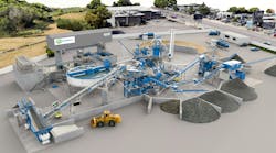 A new Wash Plant in Philadelphia can process 250 truckloads of construction waste per day.