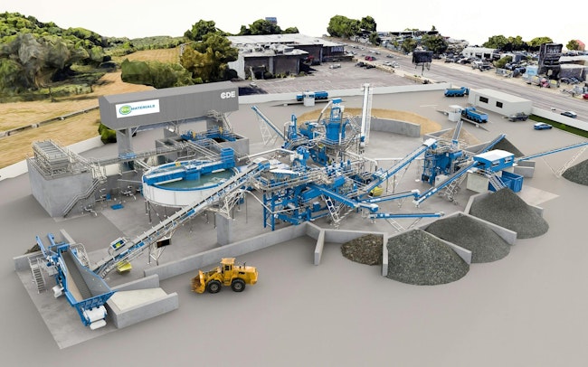 A new Wash Plant in Philadelphia can process 250 truckloads of construction waste per day.