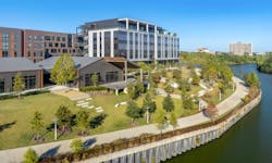 East River in Houston transforms a former industrial site along Buffalo Bayou, integrating green spaces, bike and pedestrian access, and flood-resilient design, setting a model for sustainable urban growth. Photo &copy; ShauLin Hon