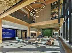 Amy Gutmann Hall at the University of Pennsylvania. Photo credit Jeffrey Totaro, courtesy Lake Flato