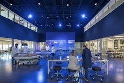 Black-Box Simulation Deck at the Health Sciences Innovation Building, University of Arizona. Photo courtesy CO Architects