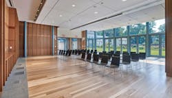Rentable performance and lecture spaces with views to the community at the Morven Museum & Garden. Photo courtesy GWWO