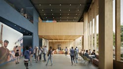 Temple University Breaks Ground on SOM-designed Caroline Kimmel Pavilion for Arts and Communication &copy; SOM | ATCHAIN