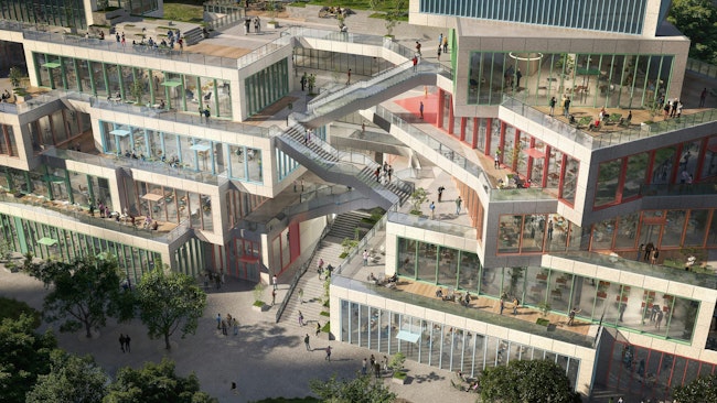 LuLa Light Mall, Chengdu, China. Image: &copy; MVRDV