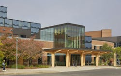 Innovation Village at Fanshawe College, London, Ontario, Canada, designed by Diamond Schmitt. Photo credit: Tom Arban Photography Inc., courtesy Diamond Schmitt