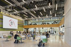 Innovation Village at Fanshawe College, London, Ontario, Canada, designed by Diamond Schmitt. Photo credit: Tom Arban Photography Inc., courtesy Diamond Schmitt