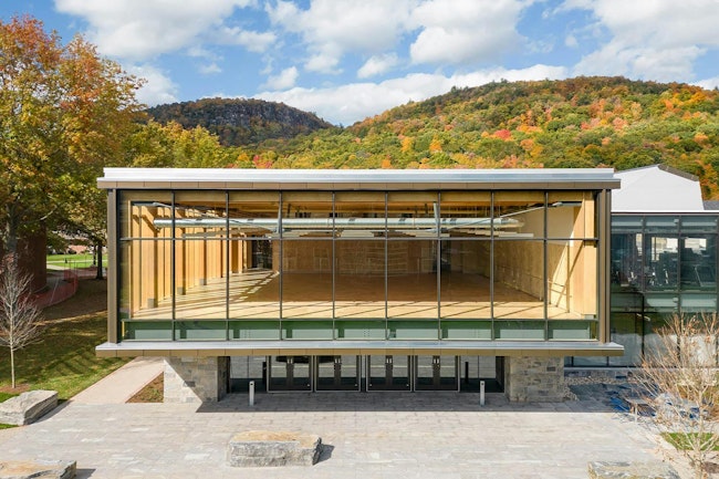 Recreation and Wellness Center at Quinnipiac University. Photo courtesy Buro Happold