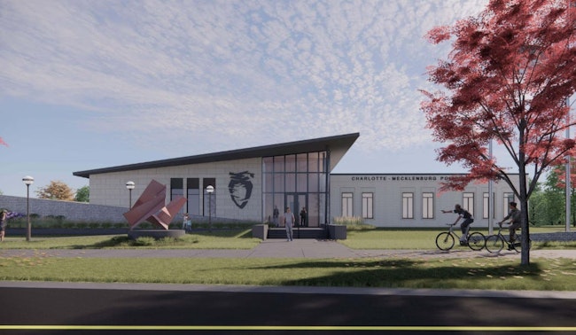 A new station for the Charlotte-Mecklenburg police force in North Carolina will be net-zero in its energy consumption.