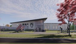 A new station for the Charlotte-Mecklenburg police force in North Carolina will be net-zero in its energy consumption. A new station for the Charlotte-Mecklenburg police force in North Carolina will be net-zero in its energy consumption.