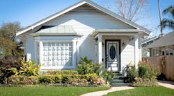 Starter home cottage white trim