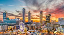 Atlanta, Georgia, USA downtown skyline.