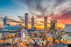 Atlanta, Georgia, USA downtown skyline.