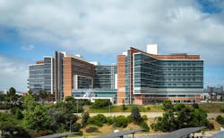 One of the challenges of this project was building next to an existing, functioning tower.